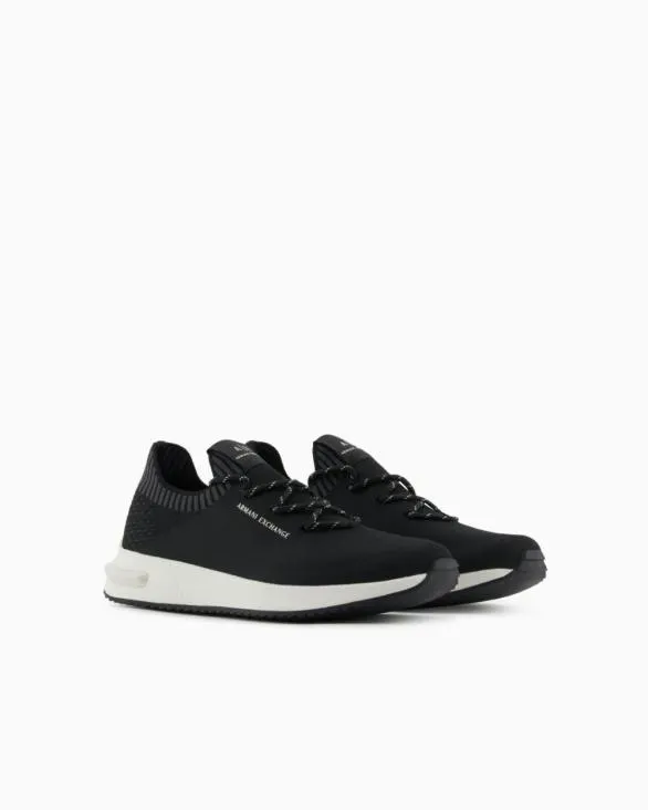 Mesh Sock Sneakers Black Men Armani Sneakers