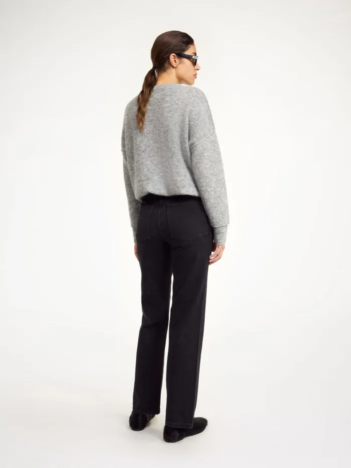 Miliumlo Organic Cotton Jeans Black Women By Malene Birger Denim