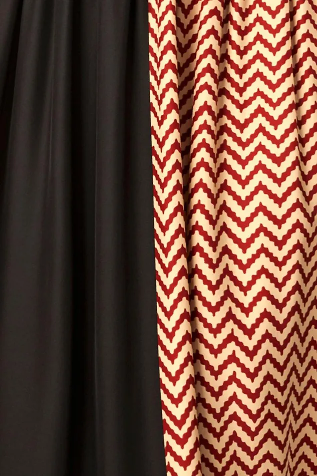 Natalie Martin FIORE MAXI Block Zigzag Noire Shop Dresses