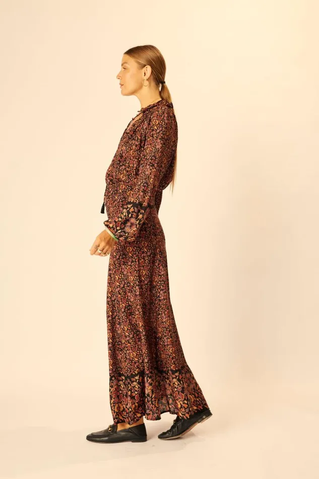 Natalie Martin MADISON SKIRT Petite Fleur Marine Shop Bottoms