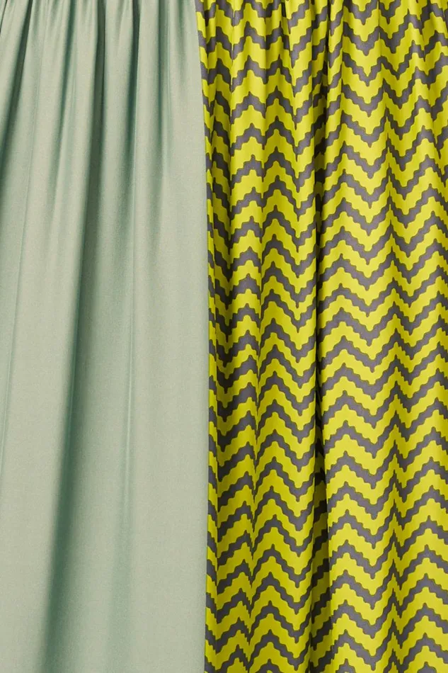 Natalie Martin SAYLOR KIMONO Block Zigzag Tangerine Shop Coverups