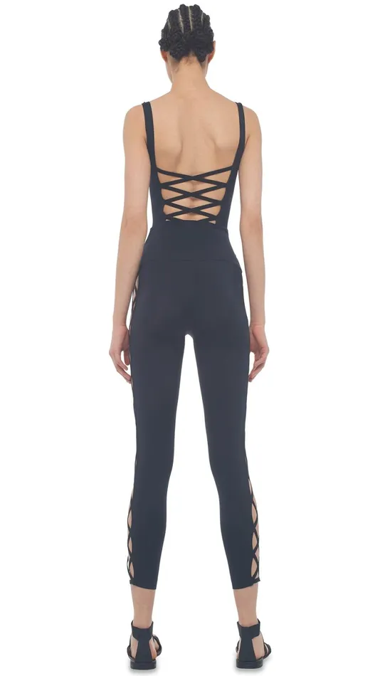 Norma Kamali Swimwear LOW BACK X MIO Black 8211 Clothing