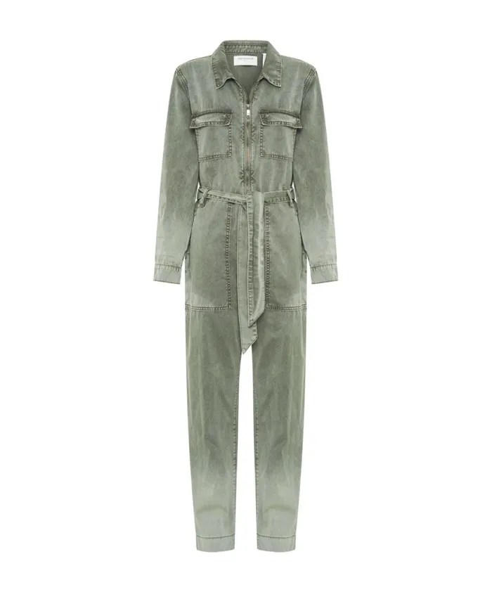 OLD KHAKI CLAUDIA OVERALLS Women One Teaspoon Denim Jumpsuits OLD KHAKI CLAUDIA OVERALLS Women One Teaspoon Denim Jumpsuits