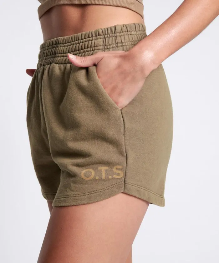 OTS HIGH WAIST HUSTLE SHORTS KHAKI Women One Teaspoon Bottoms OTS HIGH WAIST HUSTLE SHORTS KHAKI Women One Teaspoon Bottoms