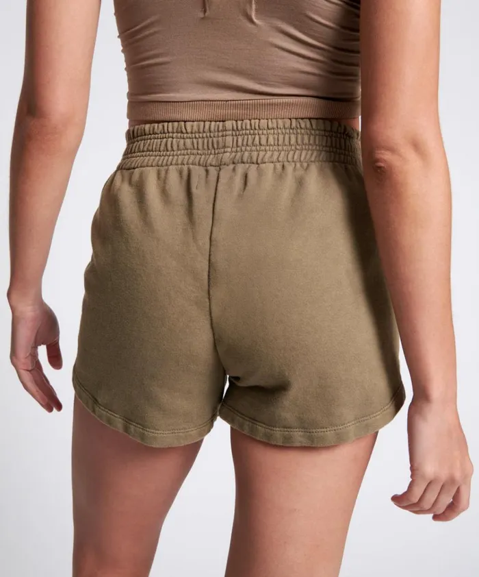 OTS HIGH WAIST HUSTLE SHORTS KHAKI Women One Teaspoon Bottoms OTS HIGH WAIST HUSTLE SHORTS KHAKI Women One Teaspoon Bottoms