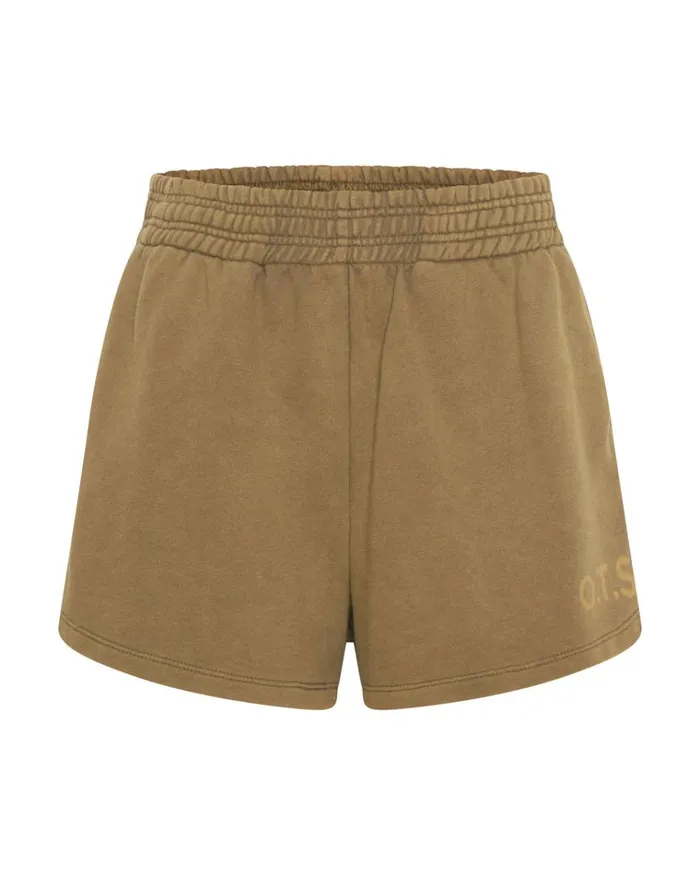 OTS HIGH WAIST HUSTLE SHORTS KHAKI Women One Teaspoon Bottoms OTS HIGH WAIST HUSTLE SHORTS KHAKI Women One Teaspoon Bottoms