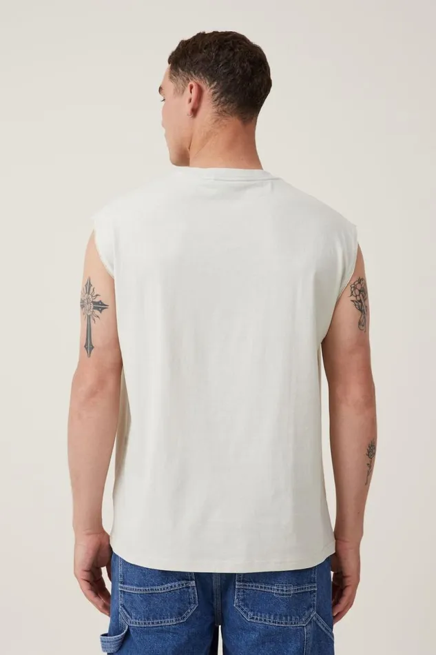 Oversized License Muscle Lcn Mt Ivory Sublime 8211 Freedom Men Cotton On Tees and Tanks