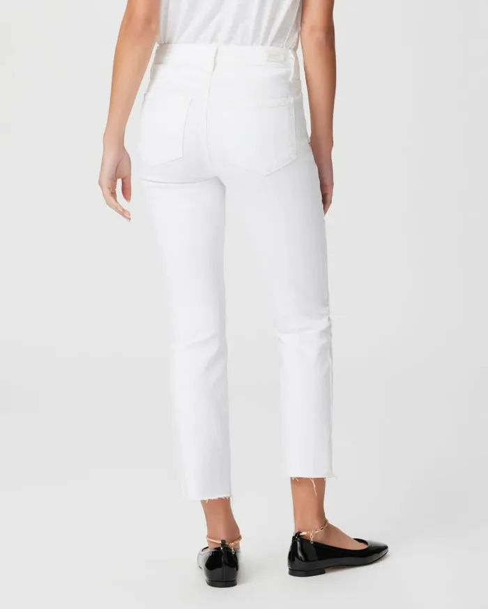 PAIGE Denim Women Cindy Crop Straight Jean 8211 Crisp White PAIGE Denim Women Cindy Crop Straight Jean 8211 Crisp White