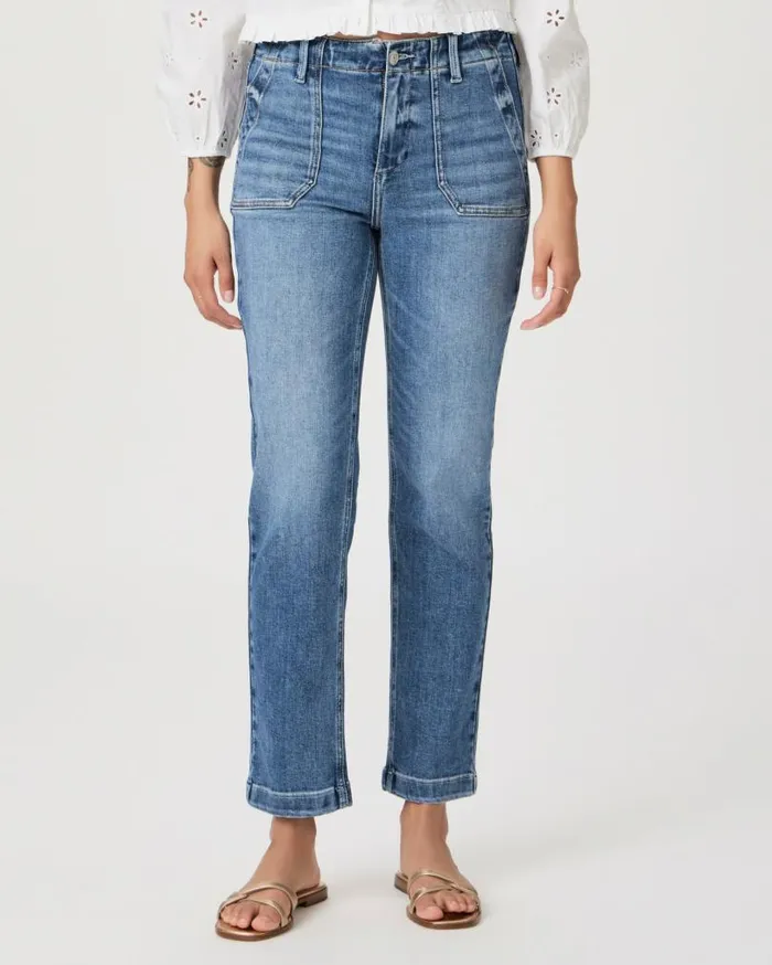 PAIGE Denim Women Mayslie Straight Ankle Pant 8211 Rock Show PAIGE Denim Women Mayslie Straight Ankle Pant 8211 Rock Show