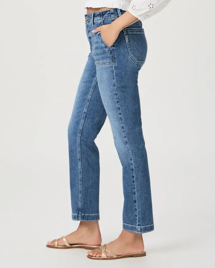 PAIGE Denim Women Mayslie Straight Ankle Pant 8211 Rock Show PAIGE Denim Women Mayslie Straight Ankle Pant 8211 Rock Show