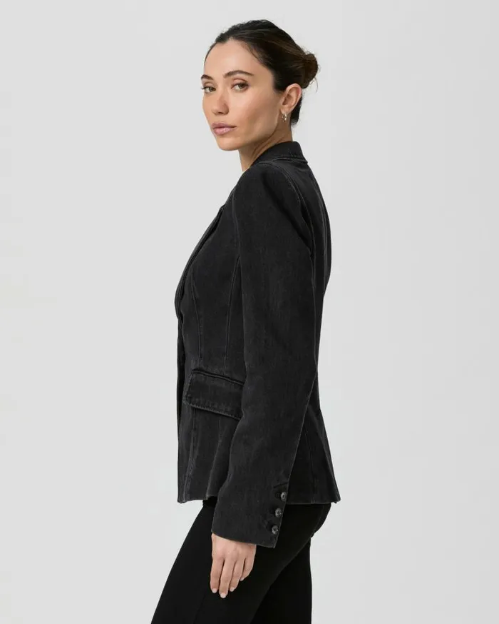 PAIGE Jackets and Coats Women Carmen Blazer 8211 Evening Onyx PAIGE Jackets and Coats Women Carmen Blazer 8211 Evening Onyx