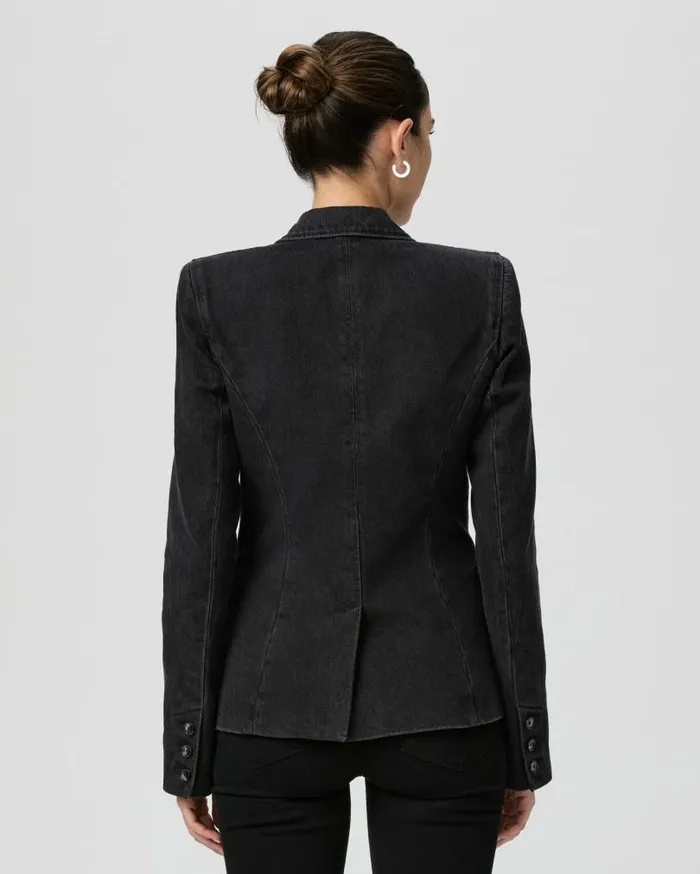 PAIGE Jackets and Coats Women Carmen Blazer 8211 Evening Onyx PAIGE Jackets and Coats Women Carmen Blazer 8211 Evening Onyx