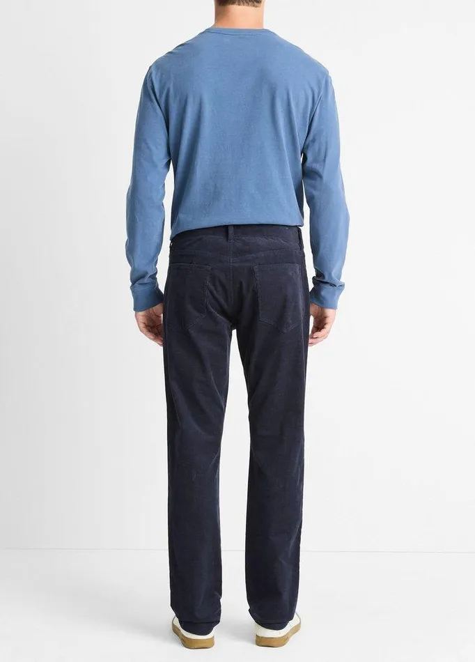 Pants Men Vince Dylan Slim 5Pocket Corduroy Pant Coastal Blue Pants Men Vince Dylan Slim 5Pocket Corduroy Pant Coastal Blue