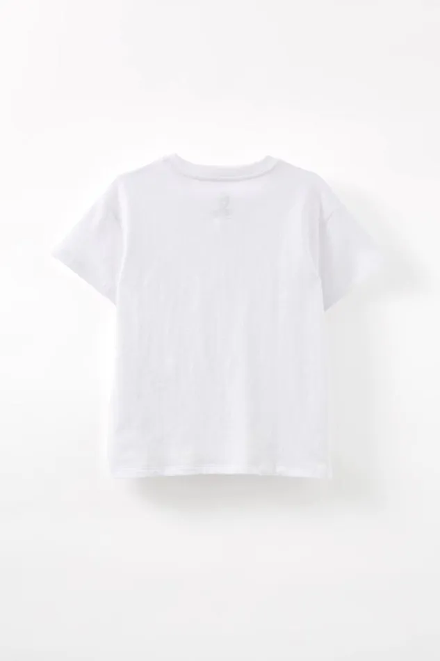 Poppy Short Sleeve Print Tee Whitefloral Pocket Girls Cotton On Tops and TShirts Poppy Short Sleeve Print Tee Whitefloral Pocket Girls Cotton On Tops and TShirts