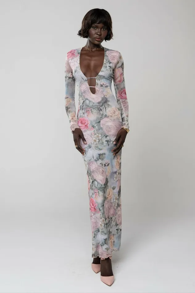 RESA Esme Dress In Damsel Women Maxi Dress