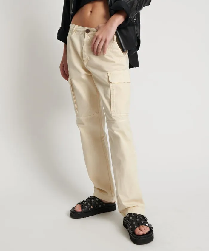 SAND CARGO MOTION PANTS Women One Teaspoon Bottoms SAND CARGO MOTION PANTS Women One Teaspoon Bottoms