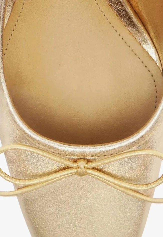 Schutz Shoes Pumps Arissa Block Metallic Leather Pump Gold 8211 Women
