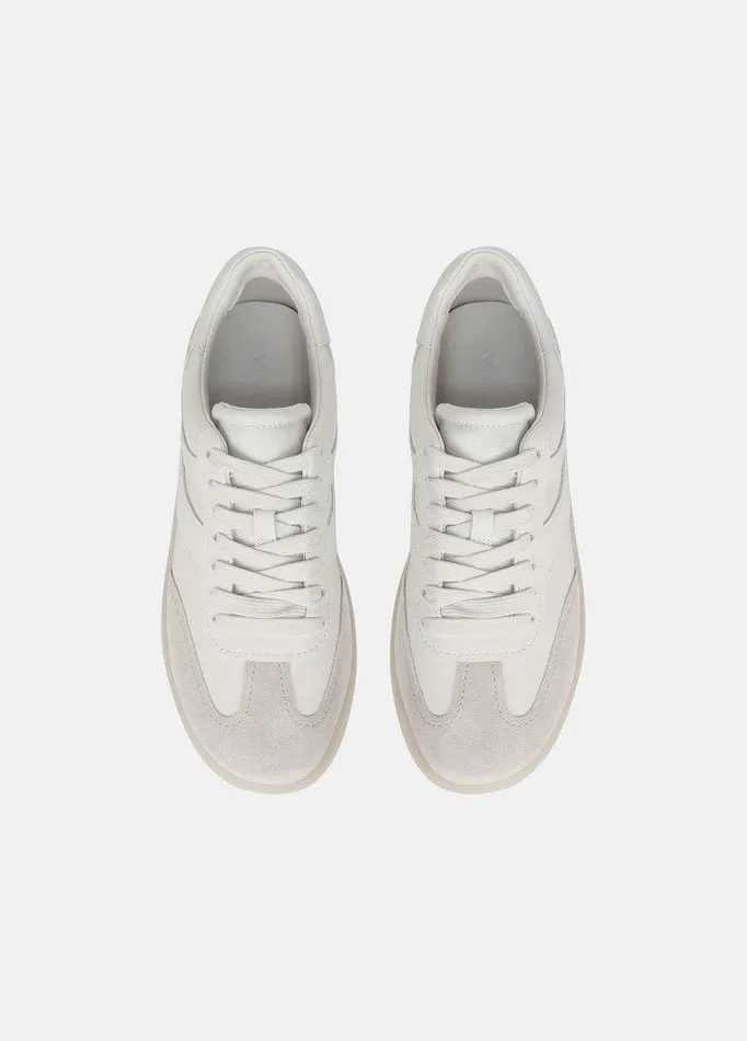 Shoes Women Vince Oasis Leather And Suede Sneaker Chalk White Shoes Women Vince Oasis Leather And Suede Sneaker Chalk White