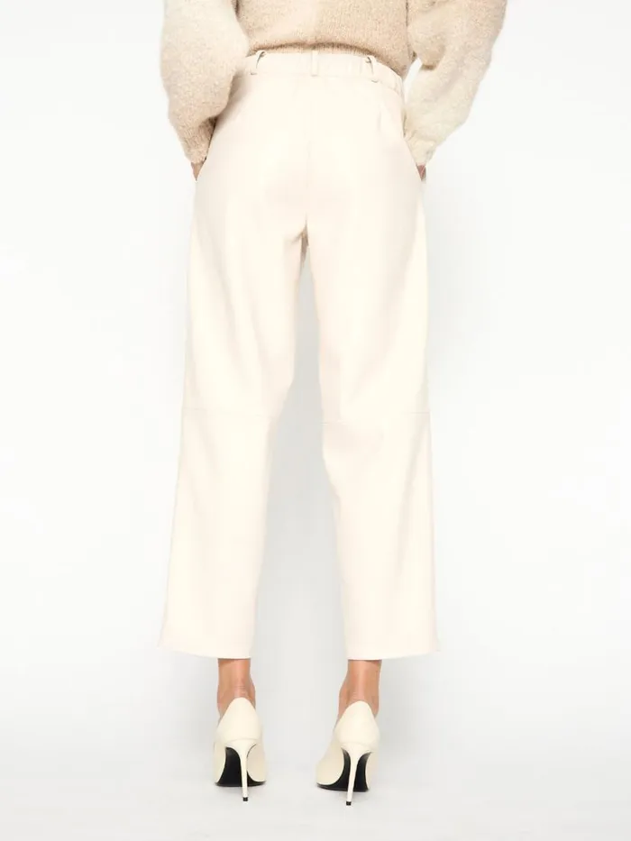 Shop Brochu Walker Bottoms The Stone Vegan Leather Pant Perle