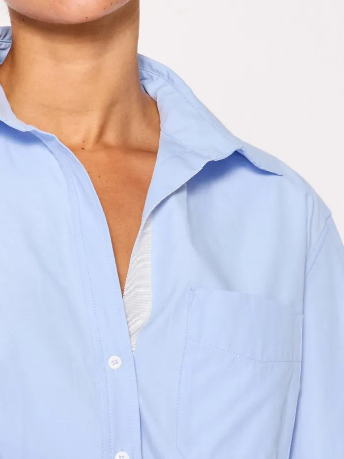 Shop Brochu Walker Tops The Everyday Shirt Oxford Blue