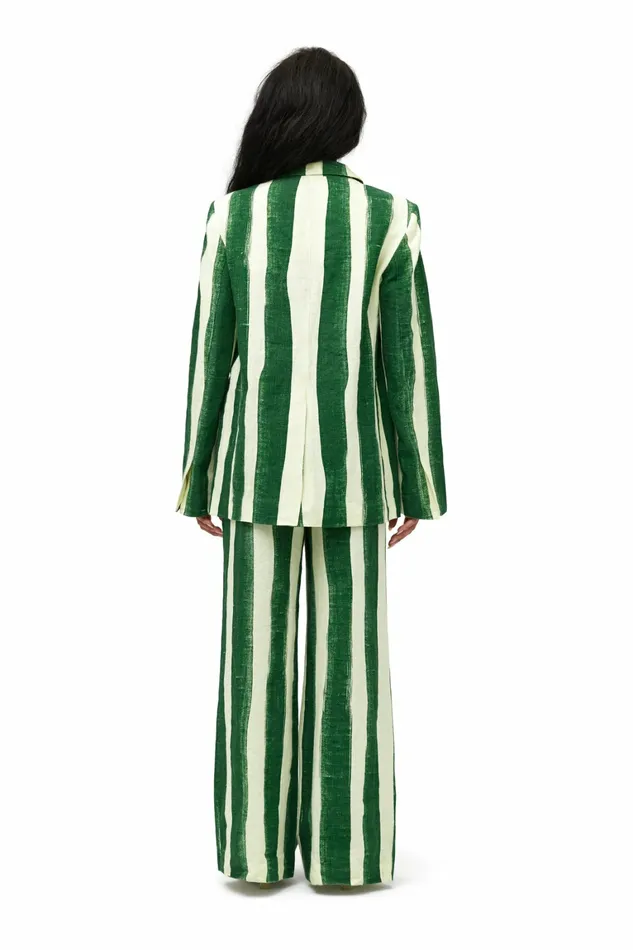 Simon Miller Prints Women Linen Bloo Pant Custard Joot Stripe Simon Miller Prints Women Linen Bloo Pant Custard Joot Stripe