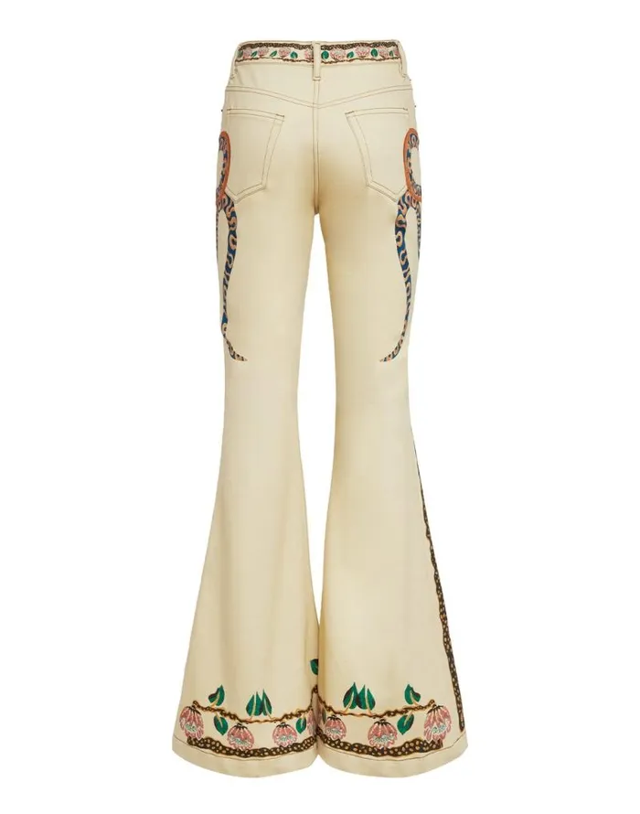 Superflare Jeans Eve Ecru Women La Double J Shorts and Pants