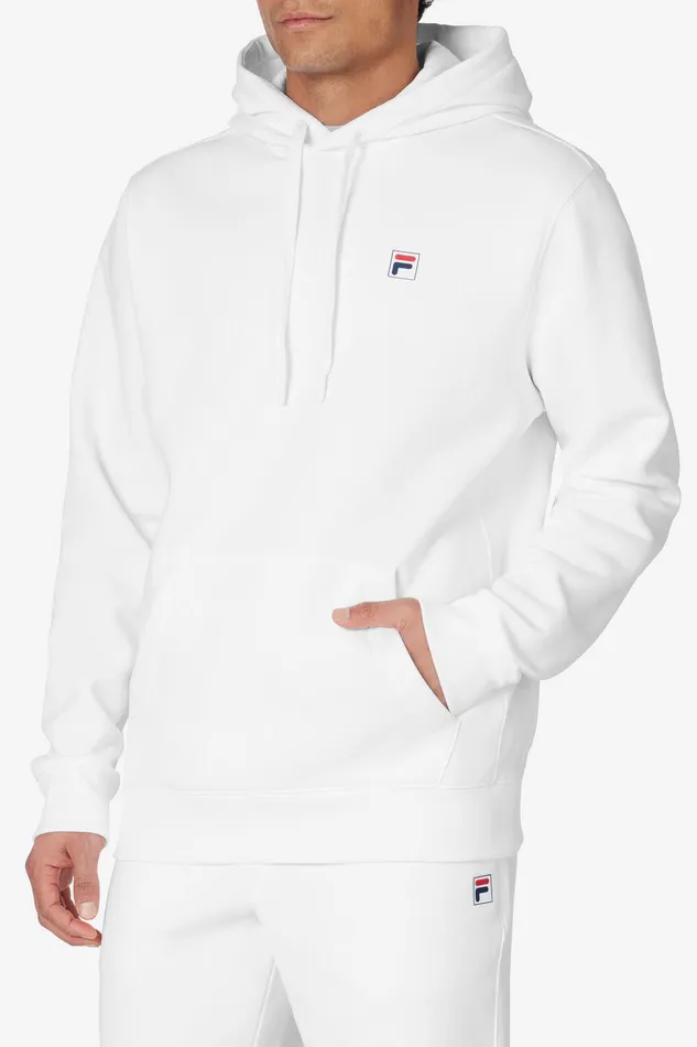 Sweatshirts and Hoodies Men Fila Classic Pullover Hoodie 100 White