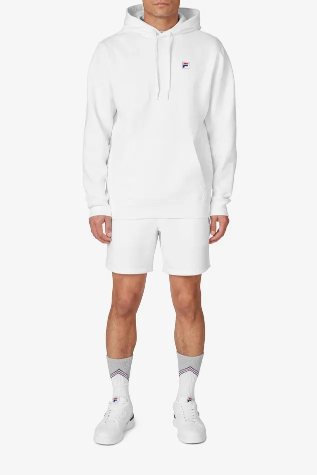 Sweatshirts and Hoodies Men Fila Classic Pullover Hoodie 100 White