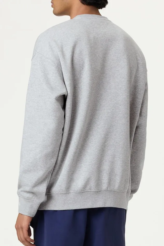 Sweatshirts and Hoodies Men Fila Classic Relaxed Sweatshirt 050 Grey Heather