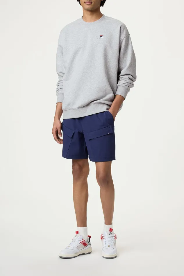 Sweatshirts and Hoodies Men Fila Classic Relaxed Sweatshirt 050 Grey Heather