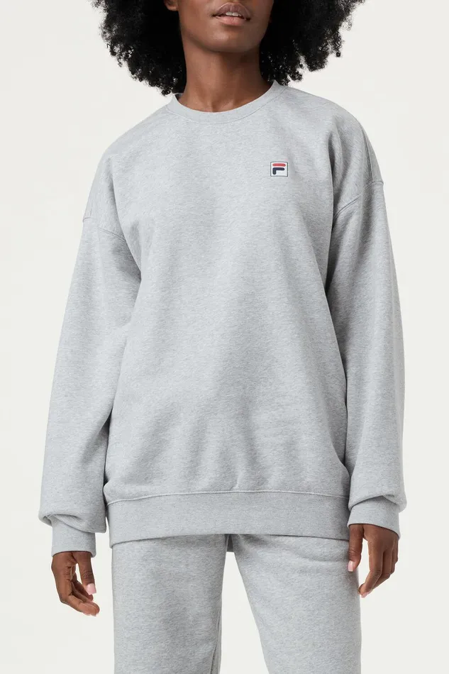 Sweatshirts and Hoodies Men Fila Classic Relaxed Sweatshirt 050 Grey Heather