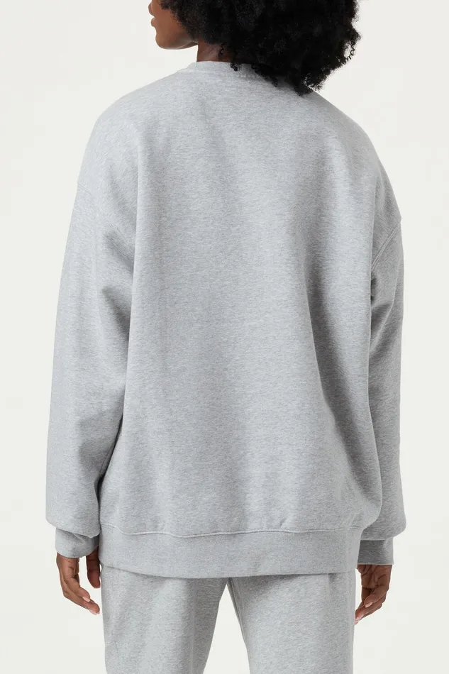 Sweatshirts and Hoodies Men Fila Classic Relaxed Sweatshirt 050 Grey Heather