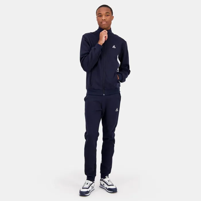 Sweatshirts Men Le Coq Sportif Hritage Veste Zippe Bleue Marine Homme