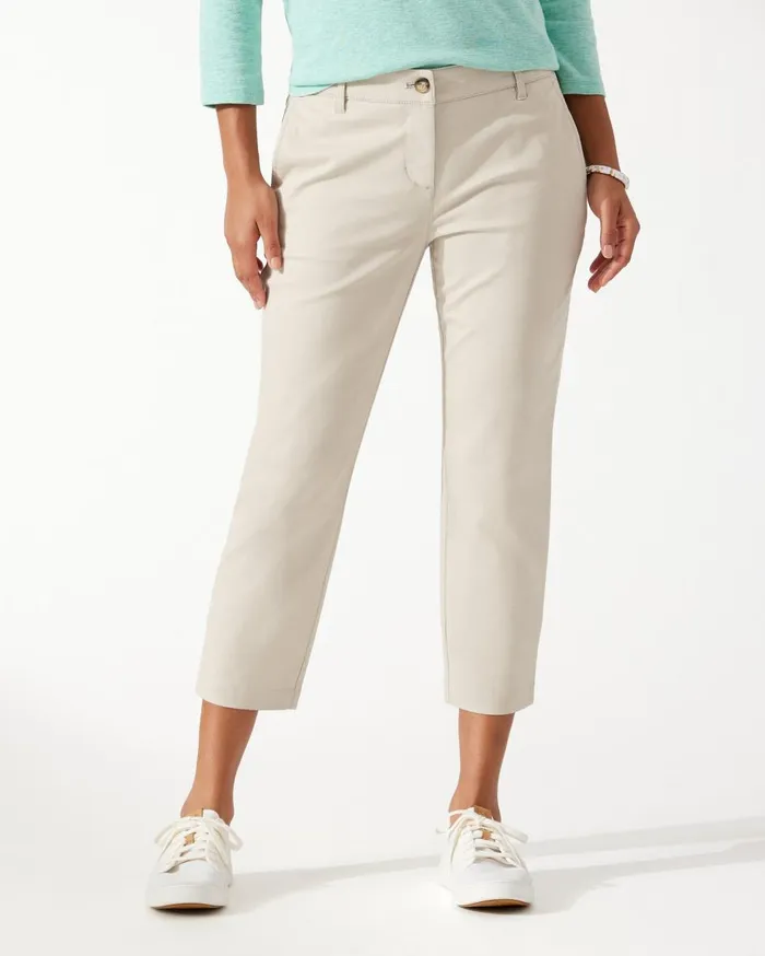 Tommy Bahama Coastal City IslandZone Pants White Women Pants and Crops Tommy Bahama Coastal City IslandZone Pants White Women Pants and Crops