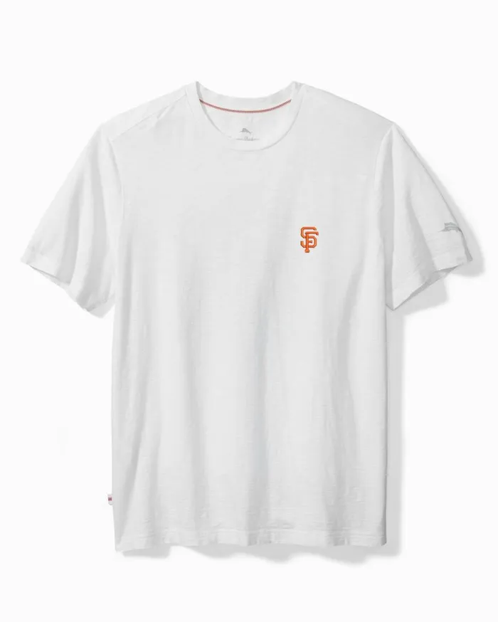 Tommy Bahama MLB Playa Ball Crewneck TShirt Sanfranciscogiants Men TShirts