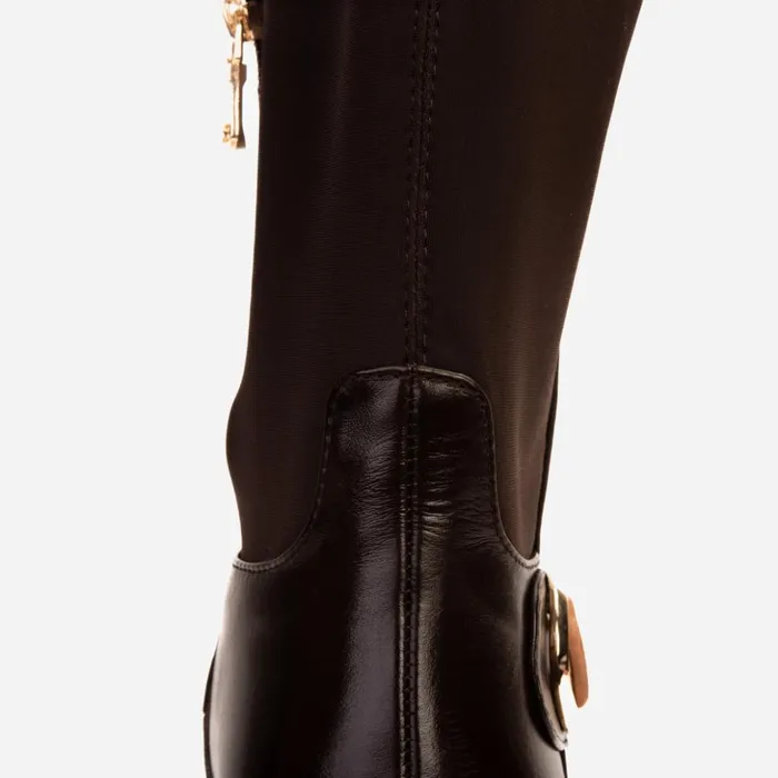 Vinci Leather Boots and Booties The Windsor Brown Leather Knee High Boot 8211 Women