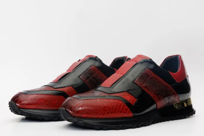 Vinci Leather Sneakers The Milano Snk Red Leather Sneaker 8211 Men