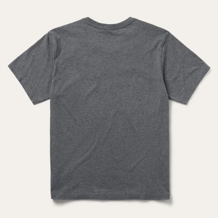 Vintage Arrow Graphic Tee Grey Men Stetson Tees