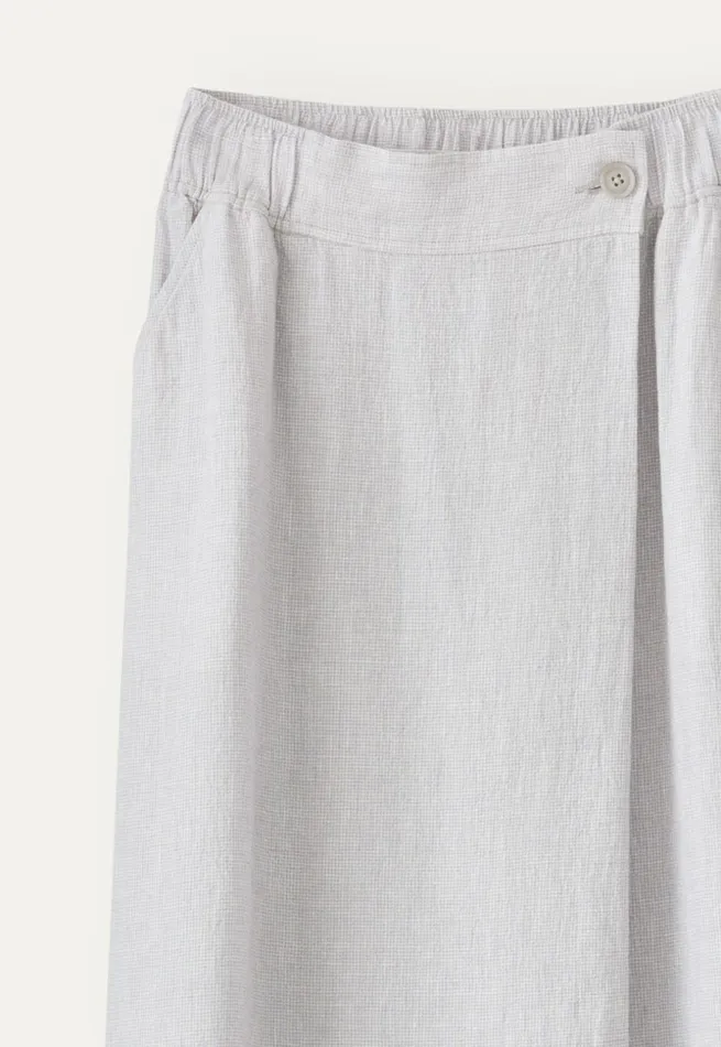 Women Aline Skirt Ice Grey Poetry Fashion Dresses and Skirts