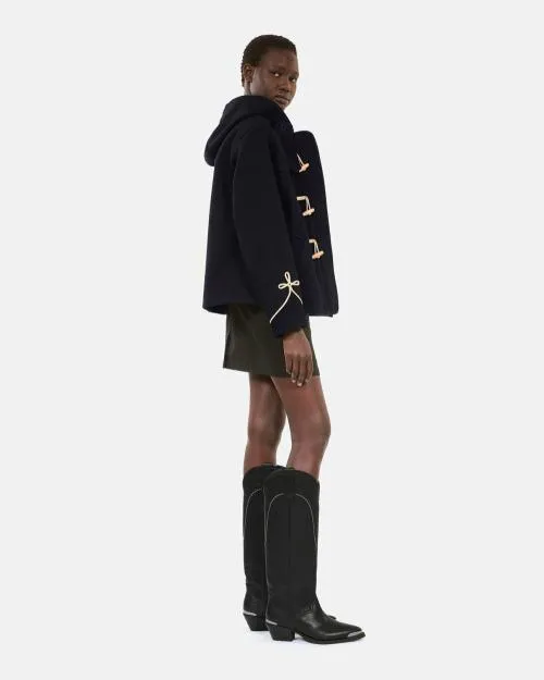 Women Ankle Boots and Boots The Kooples Black Leather Western Boots Black
