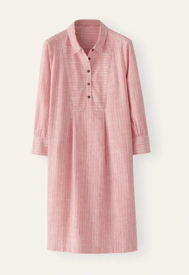 Women Bibdetail Dress Soft Coral Poetry Fashion Dresses and Skirts