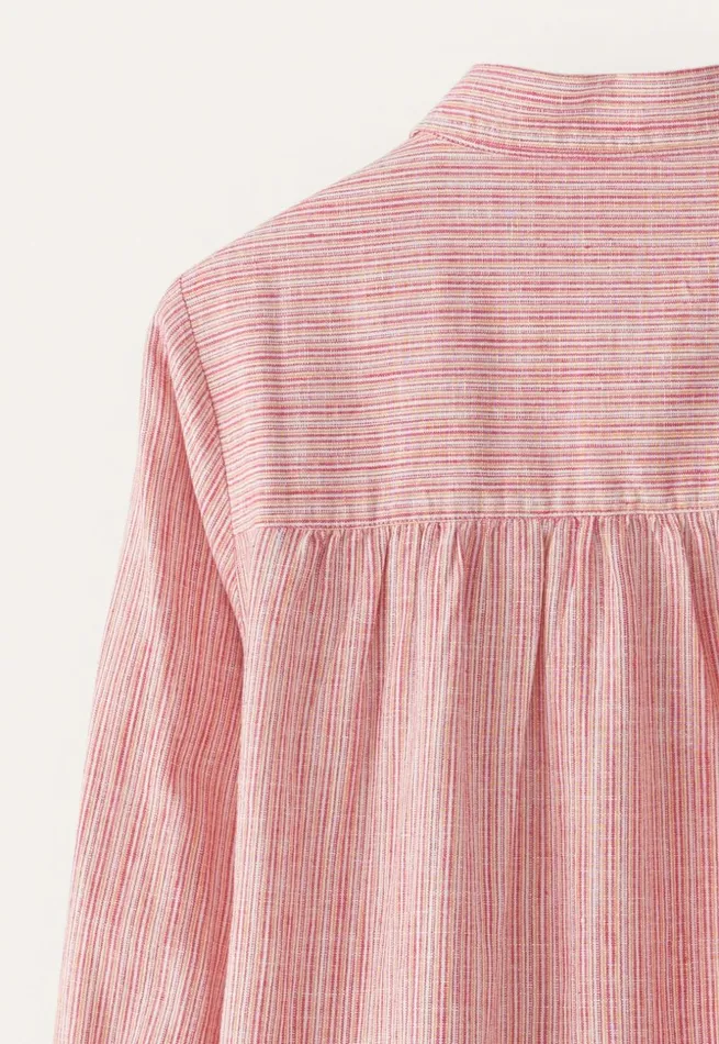 Women Bibdetail Dress Soft Coral Poetry Fashion Dresses and Skirts