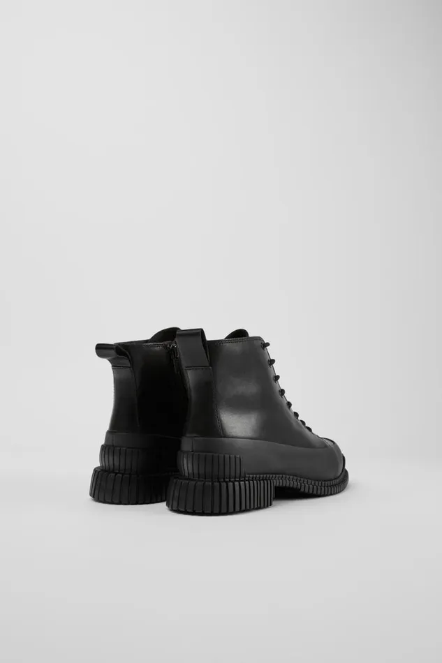 Women Camper Ankle Boots Pix Black Leather Laceup Ankle Boots Women Camper Ankle Boots Pix Black Leather Laceup Ankle Boots