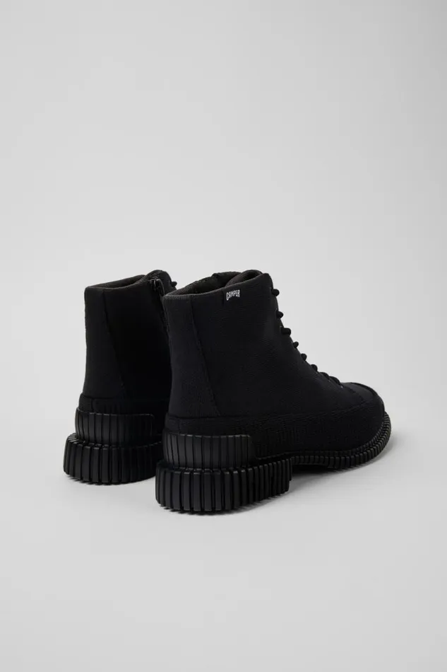 Women Camper Ankle Boots Pix TENCEL Black Textile Ankle Boots Women Camper Ankle Boots Pix TENCEL Black Textile Ankle Boots