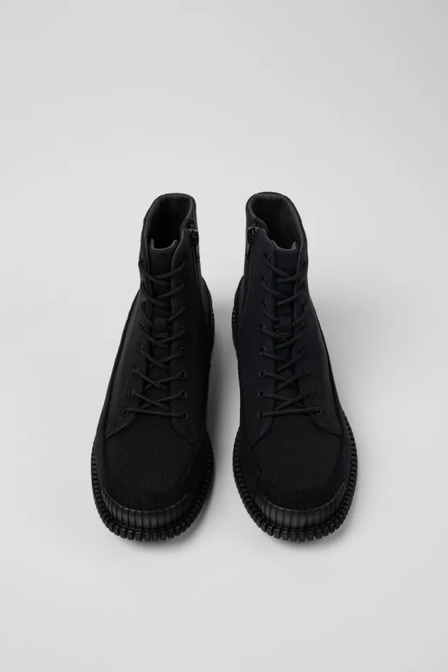 Women Camper Ankle Boots Pix TENCEL Black Textile Ankle Boots Women Camper Ankle Boots Pix TENCEL Black Textile Ankle Boots