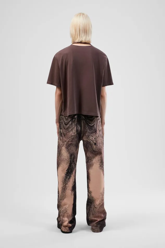 Women Camper Jersey TShirt Dusty Brown Organic Cotton TShirt Women Camper Jersey TShirt Dusty Brown Organic Cotton TShirt
