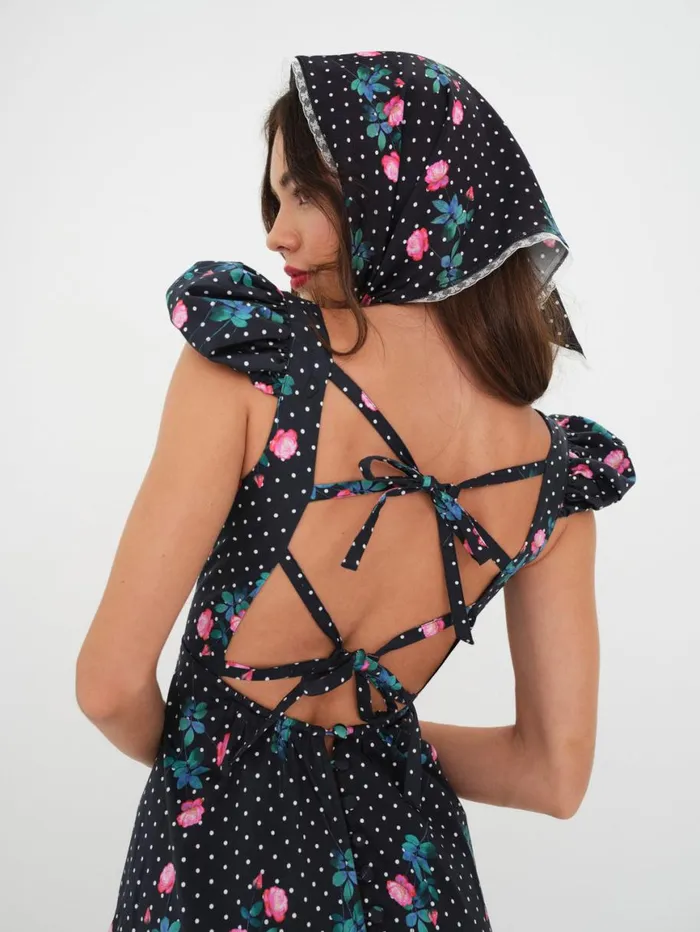 Women Dresses For Love and Lemons Florentina Midi Dress Black Women Dresses For Love and Lemons Florentina Midi Dress Black
