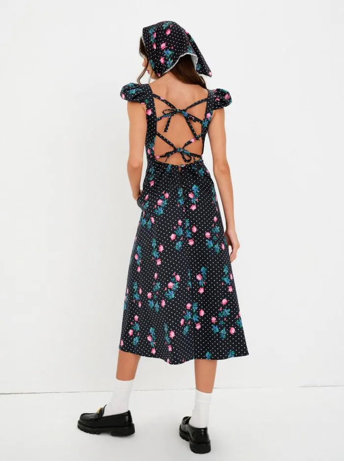 Women Dresses For Love and Lemons Florentina Midi Dress Black Women Dresses For Love and Lemons Florentina Midi Dress Black