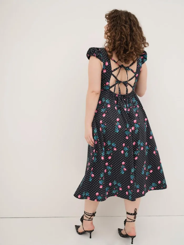Women Dresses For Love and Lemons Florentina Midi Dress Black Women Dresses For Love and Lemons Florentina Midi Dress Black
