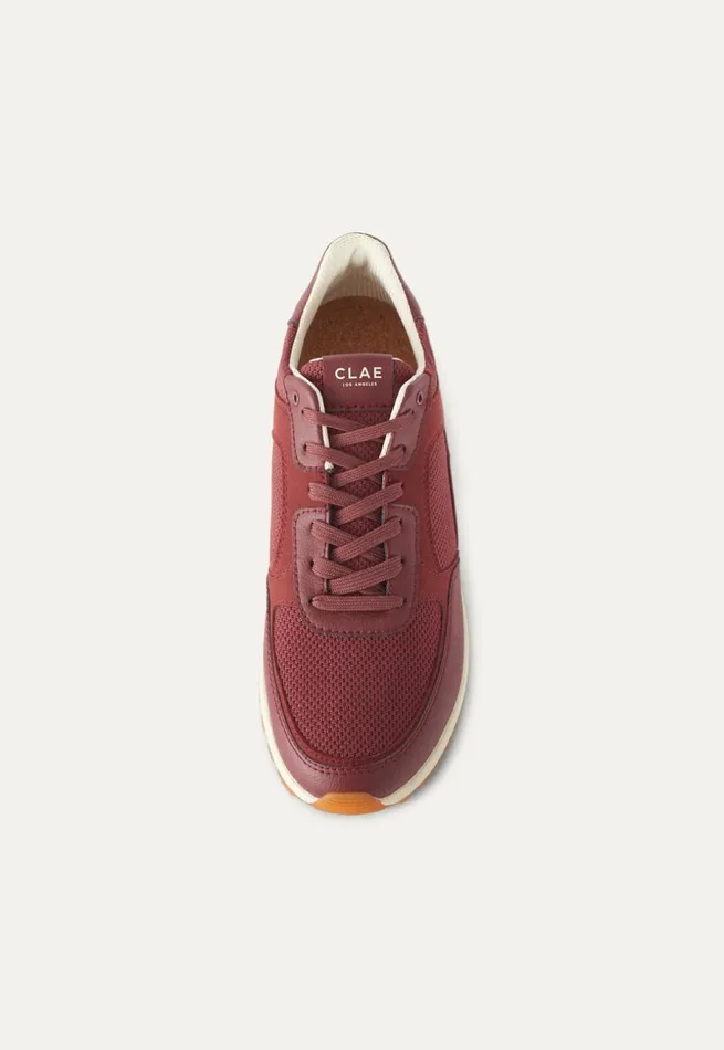 Women Laceup Trainers Bordeaux Grape Poetry Fashion Footwear
